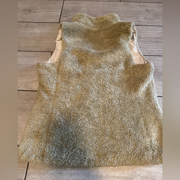 Patagonia Vest Womens Los Gatos Fleece Full Zip El Cap Khaki STY25216 Sz L - Picture 2 of 5